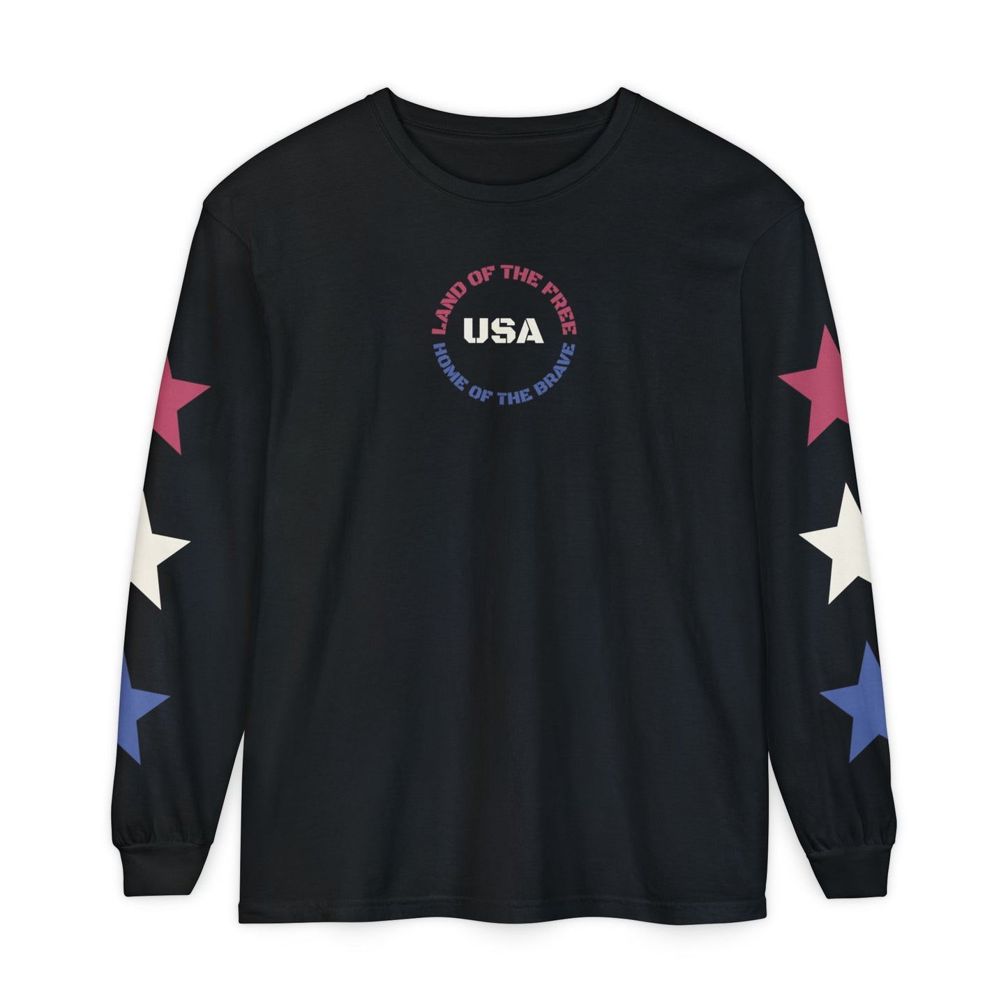 USA "Land of the Free" Long Sleeve Tee