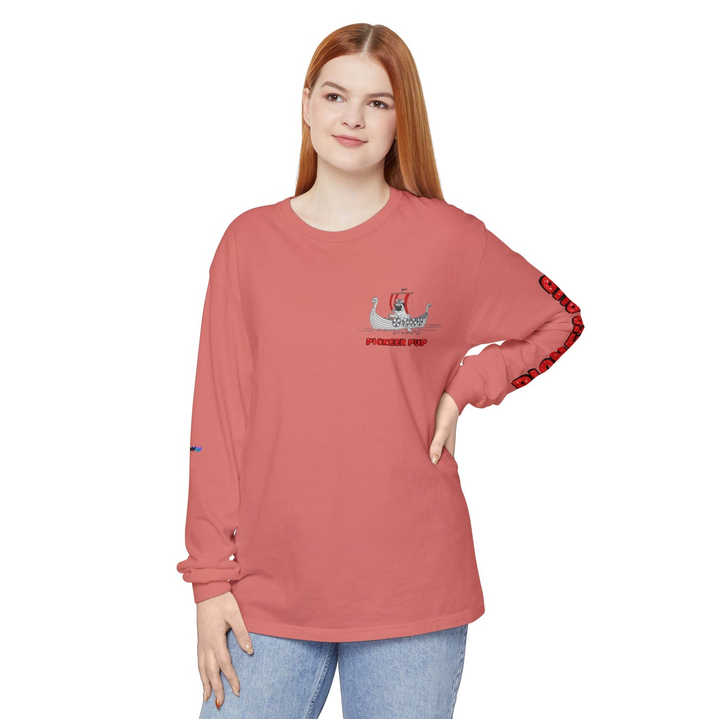 Pioneer Pup | Pug Long Sleeve Tee