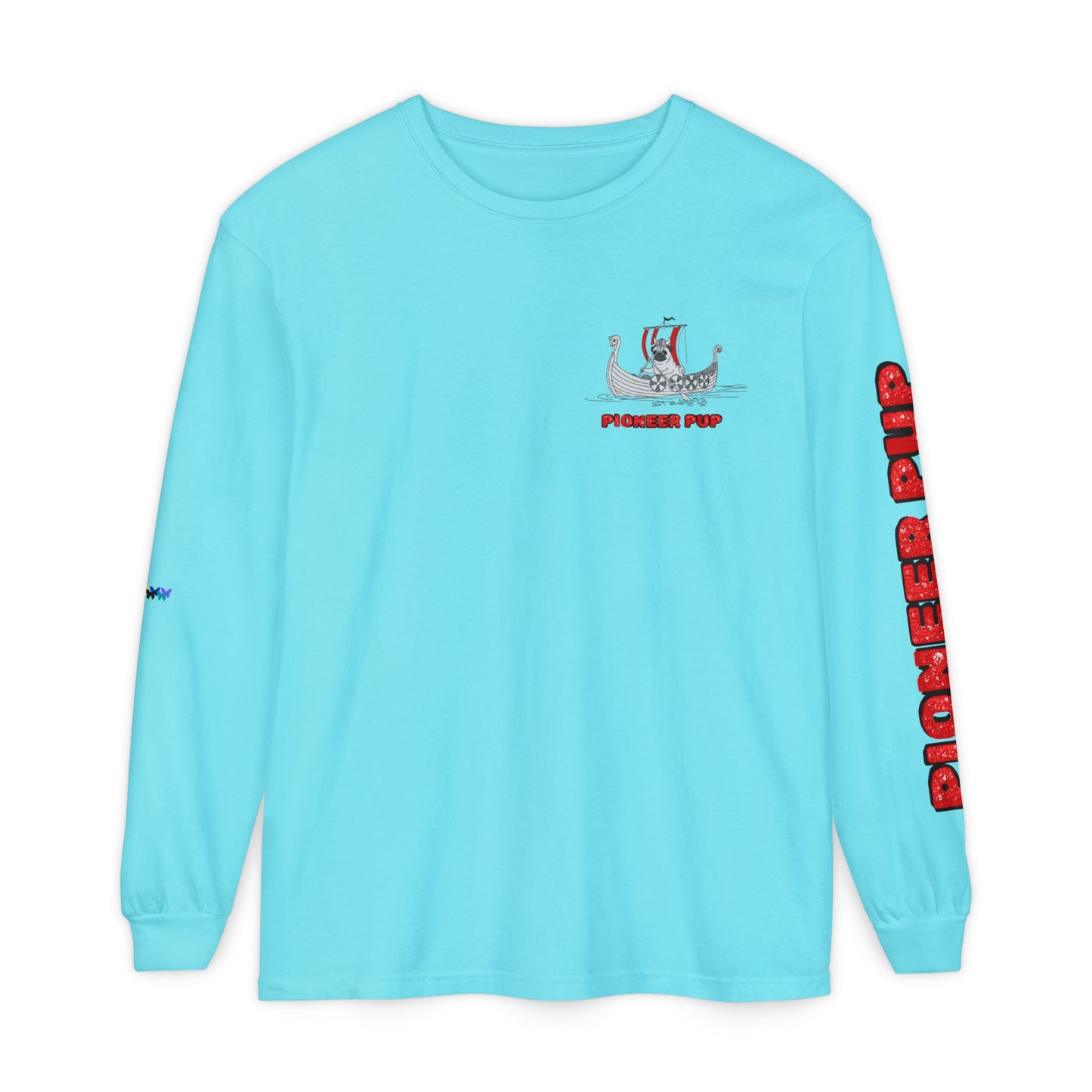 Pioneer Pup | Pug Long Sleeve Tee