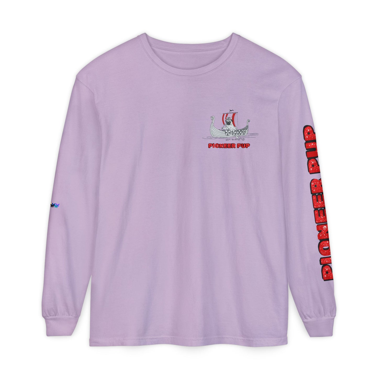 Pioneer Pup | Pug Long Sleeve Tee
