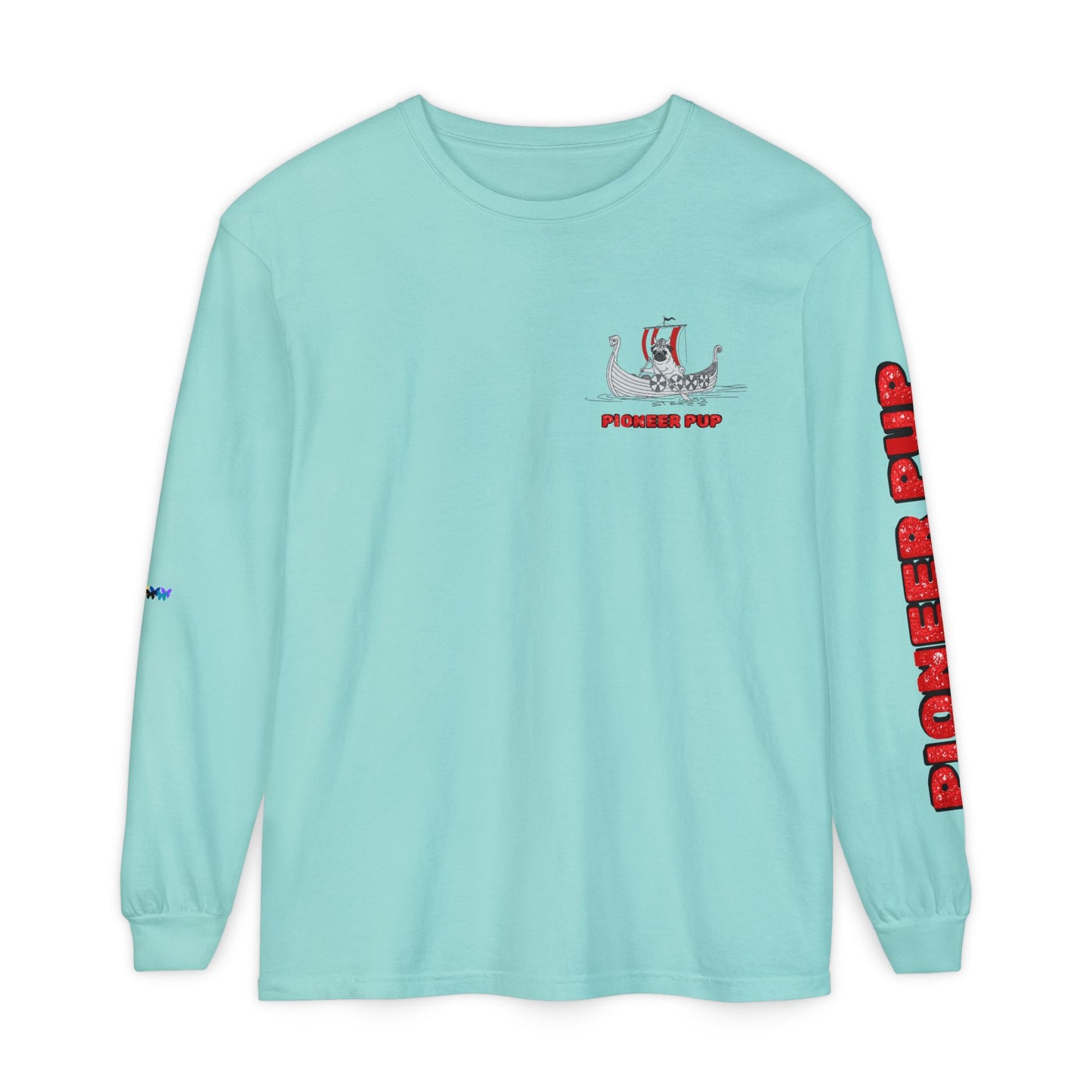Pioneer Pup | Pug Long Sleeve Tee