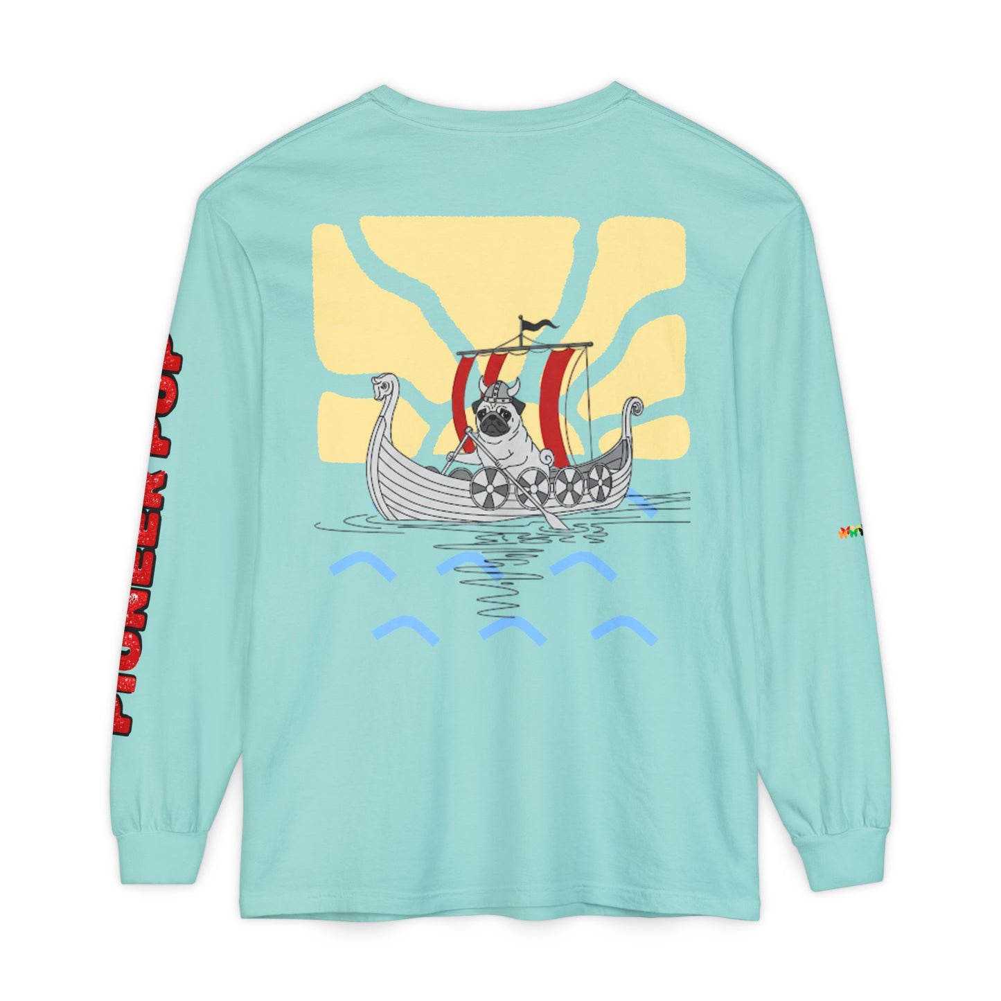 Pioneer Pup | Pug Long Sleeve Tee