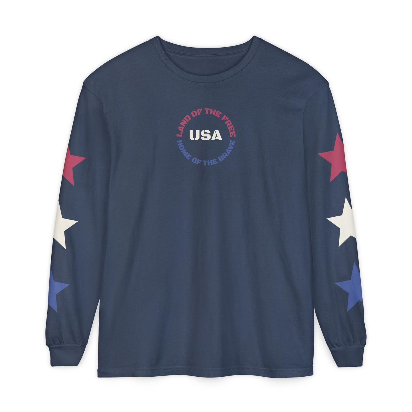 USA "Land of the Free" Long Sleeve Tee