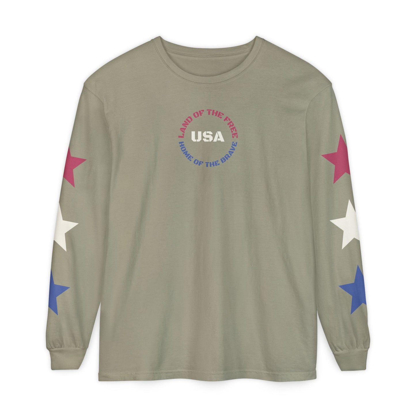 USA "Land of the Free" Long Sleeve Tee
