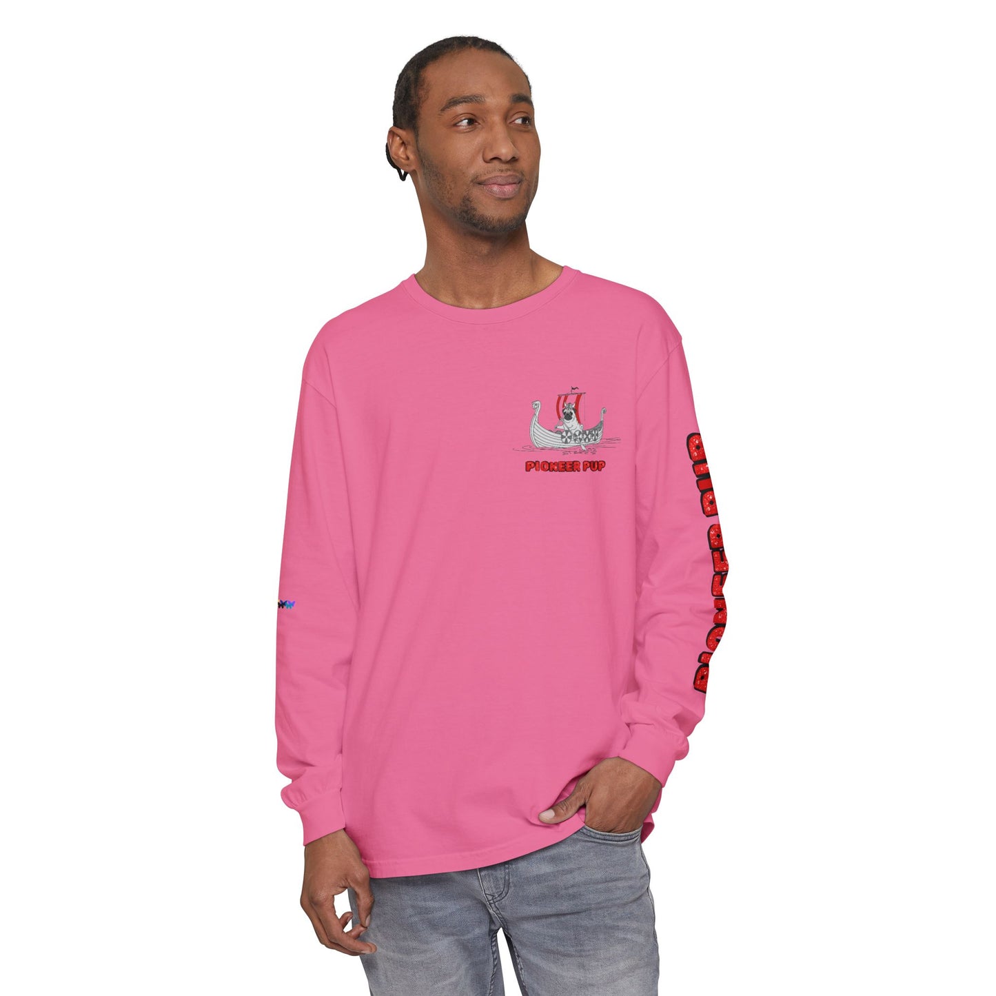 Pioneer Pup | Pug Long Sleeve Tee