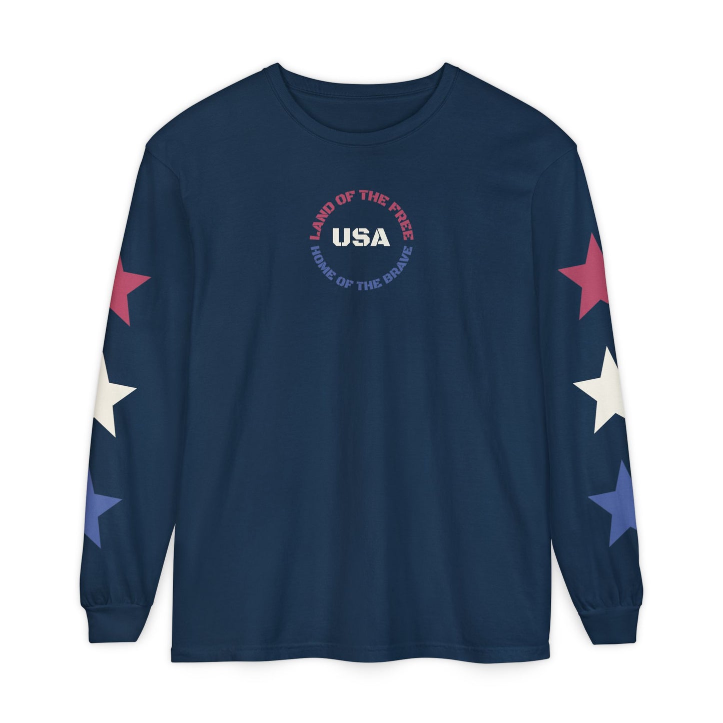 USA "Land of the Free" Long Sleeve Tee