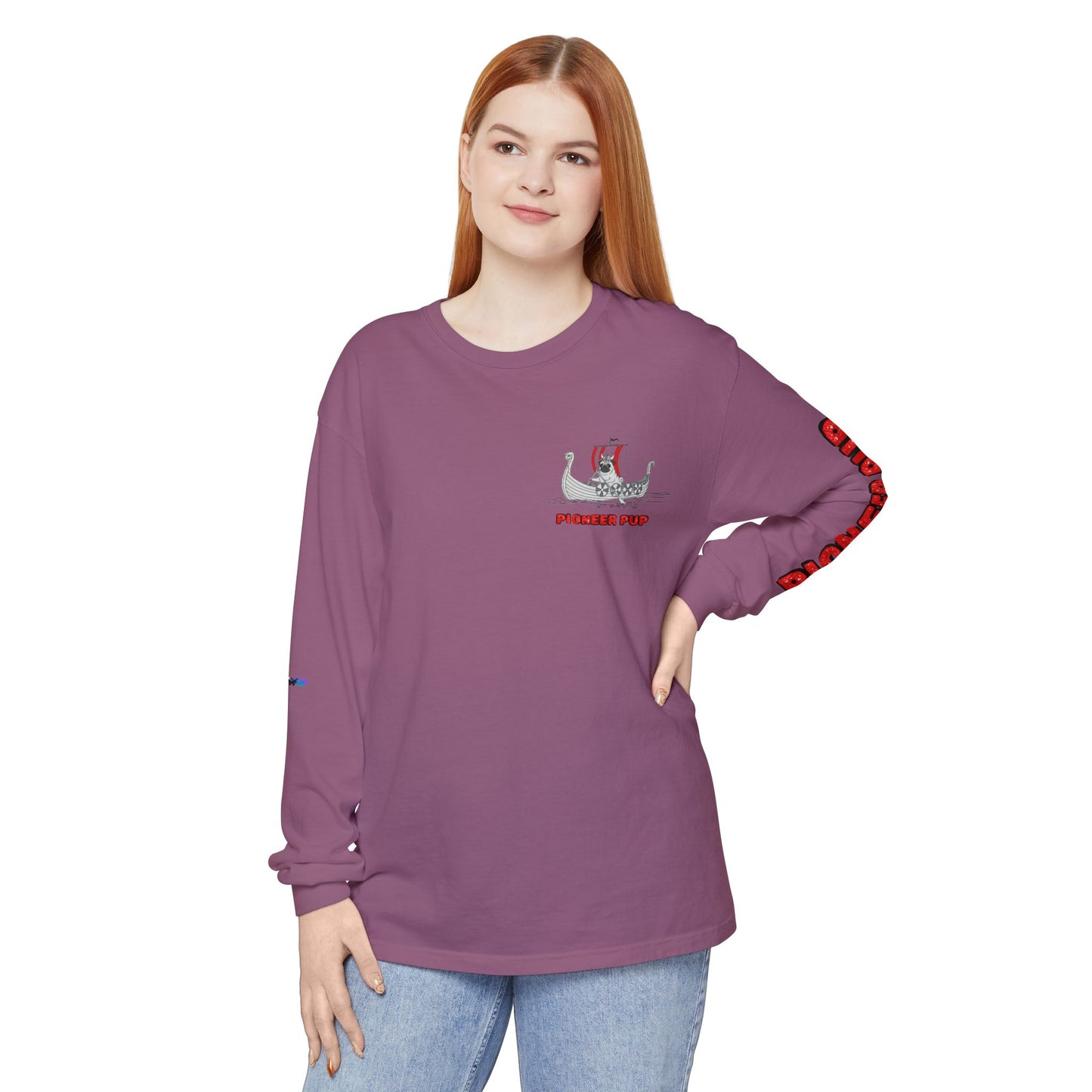 Pioneer Pup | Pug Long Sleeve Tee