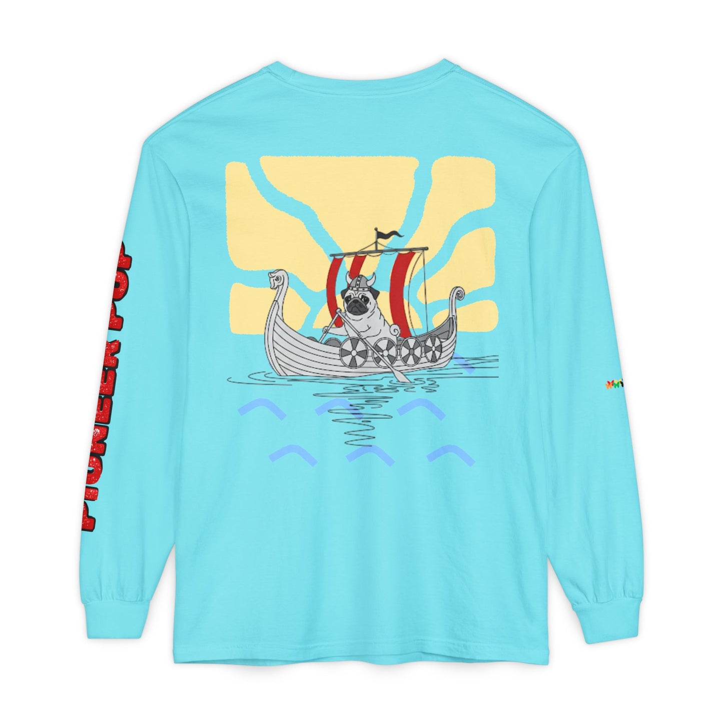 Pioneer Pup | Pug Long Sleeve Tee