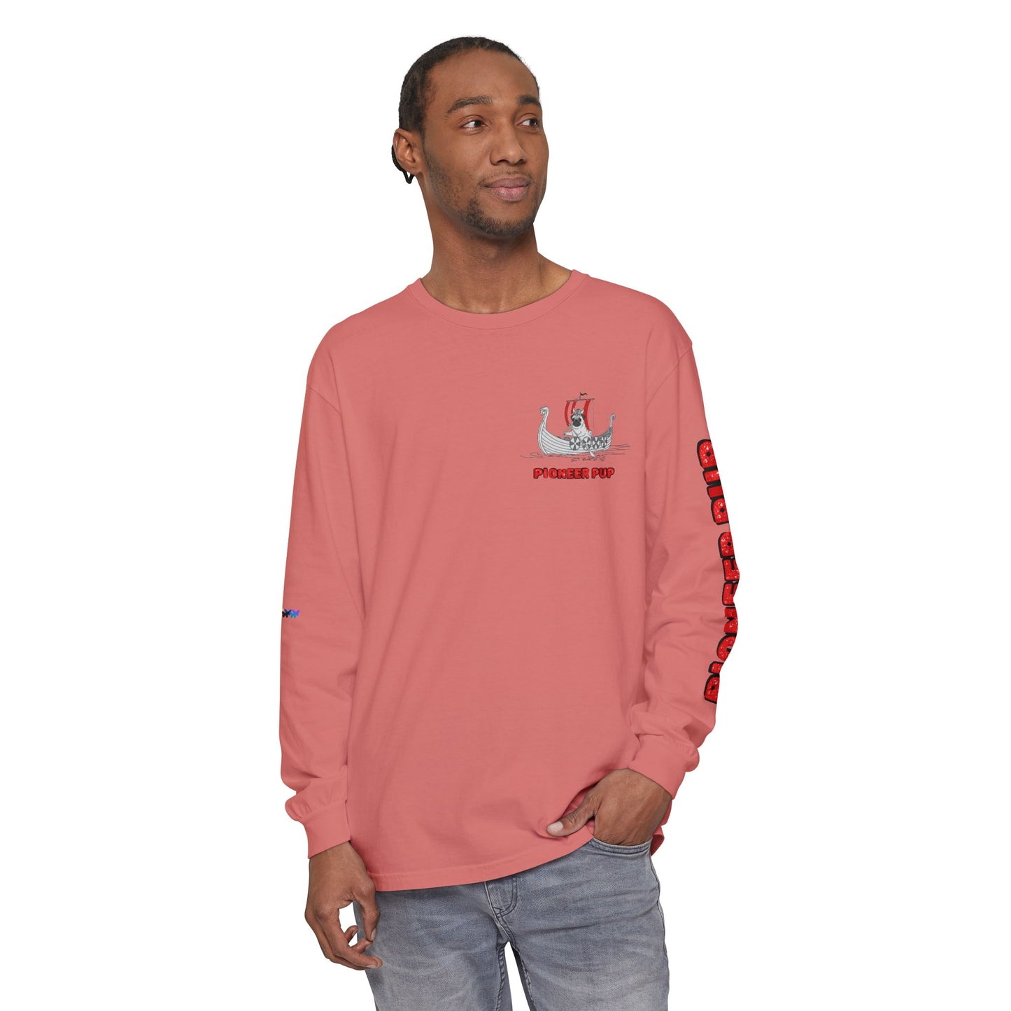 Pioneer Pup | Pug Long Sleeve Tee