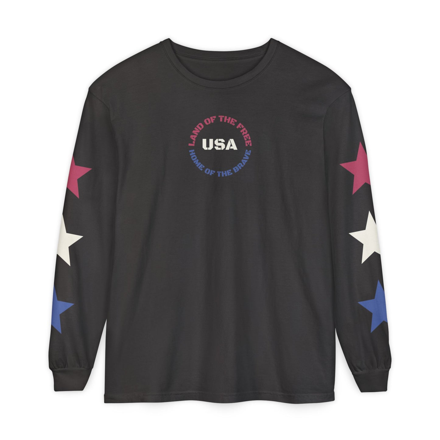 USA "Land of the Free" Long Sleeve Tee