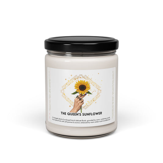 THE QUEEN'S SUNFLOWER | Root Collection, No. 2 | Pure Soy Candle, 9oz
