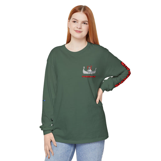 Pioneer Pup | Pug Long Sleeve Tee