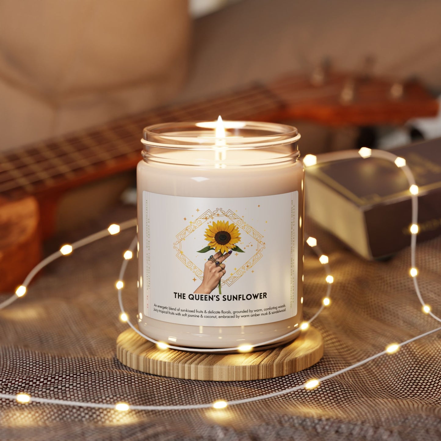 THE QUEEN'S SUNFLOWER | Root Collection, No. 2 | Pure Soy Candle, 9oz