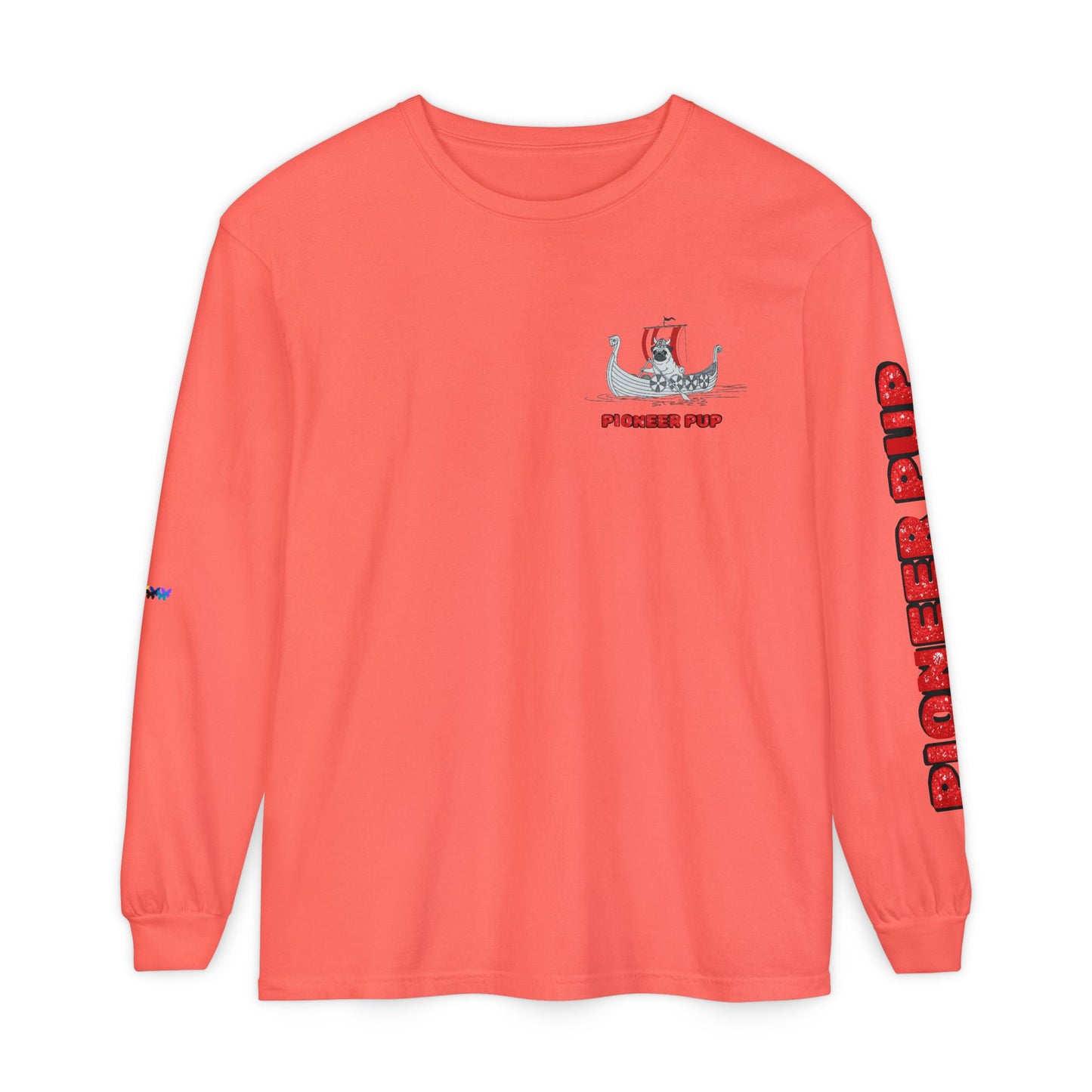 Pioneer Pup | Pug Long Sleeve Tee