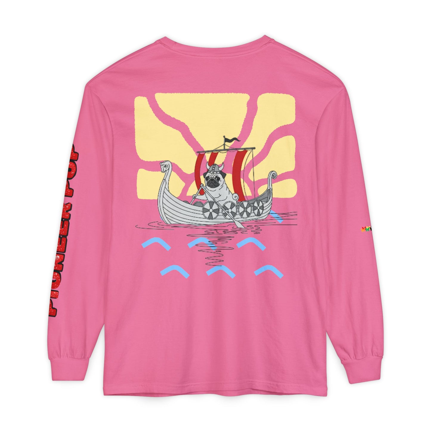 Pioneer Pup | Pug Long Sleeve Tee