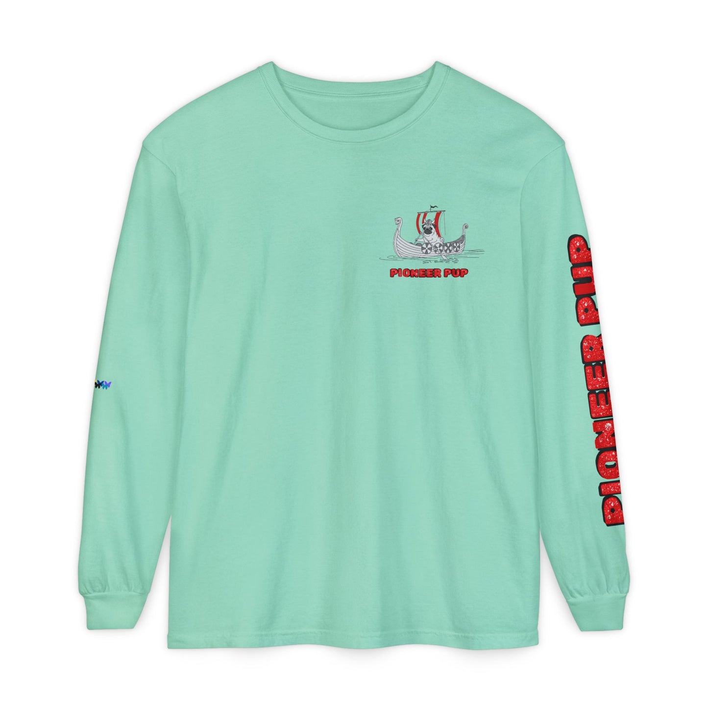 Pioneer Pup | Pug Long Sleeve Tee