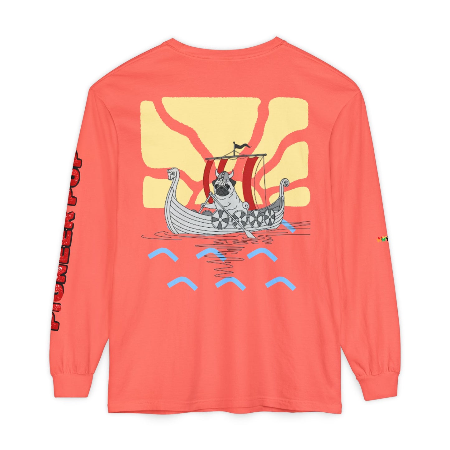 Pioneer Pup | Pug Long Sleeve Tee