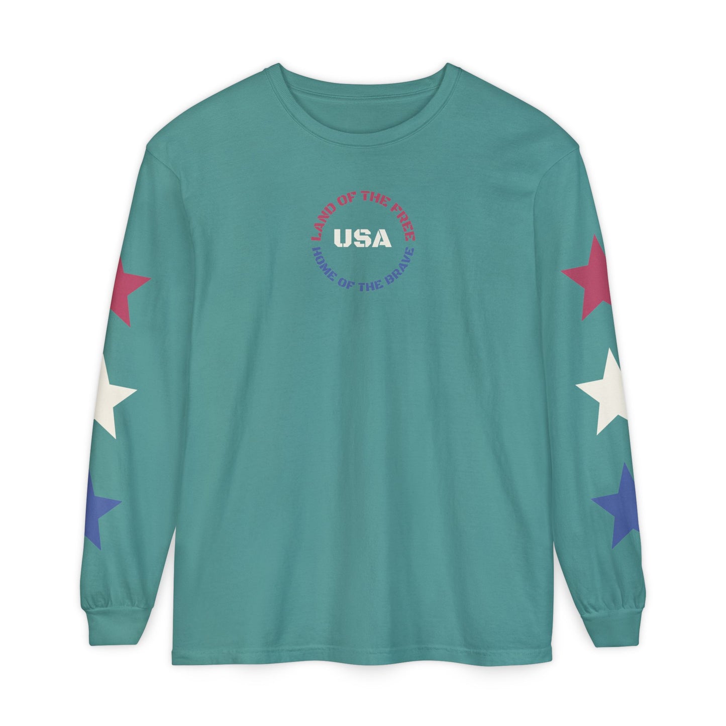 USA "Land of the Free" Long Sleeve Tee