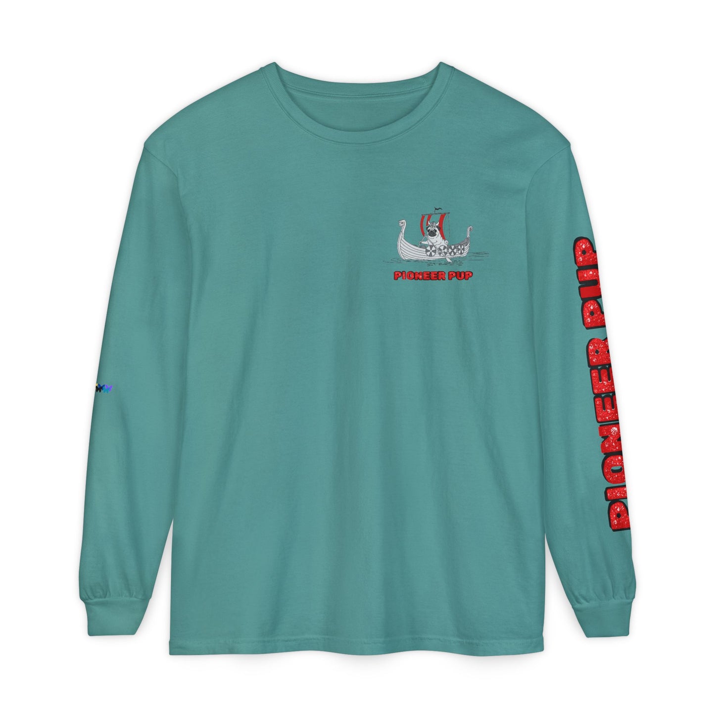 Pioneer Pup | Pug Long Sleeve Tee