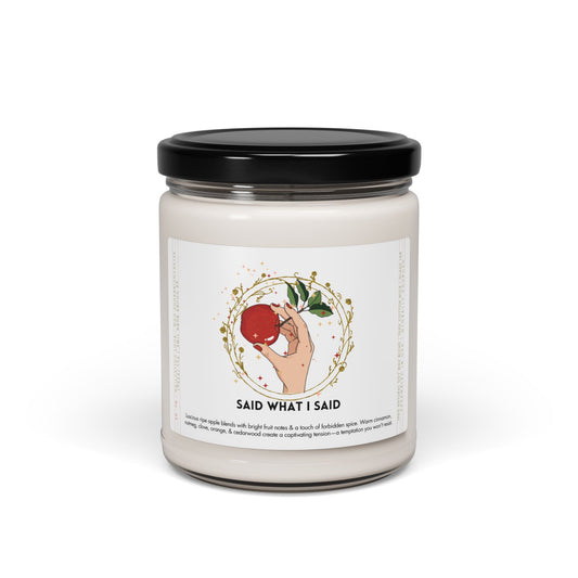 SAID WHAT I SAID | Root Collection, No. 3 | Pure Soy Candle, 9oz