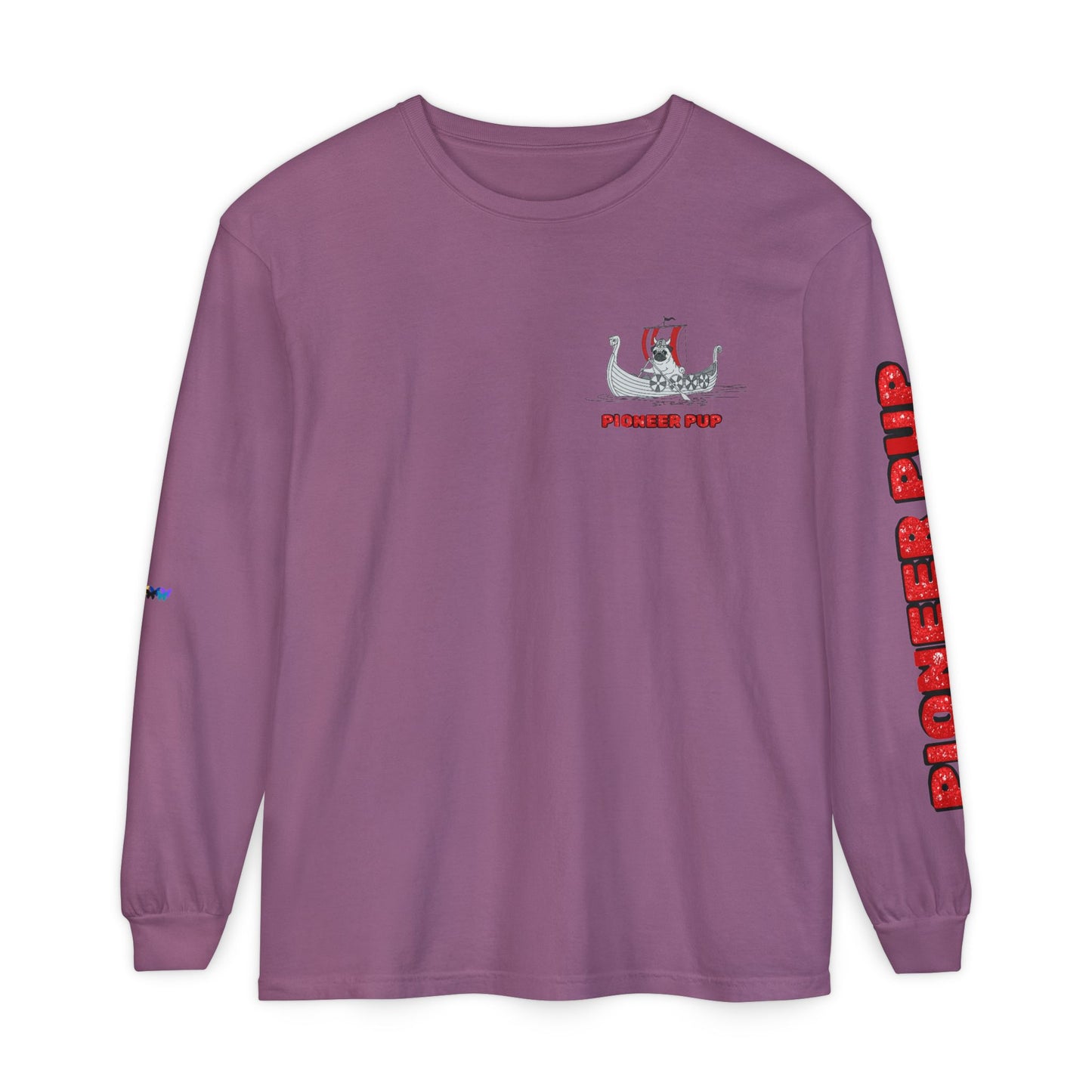 Pioneer Pup | Pug Long Sleeve Tee