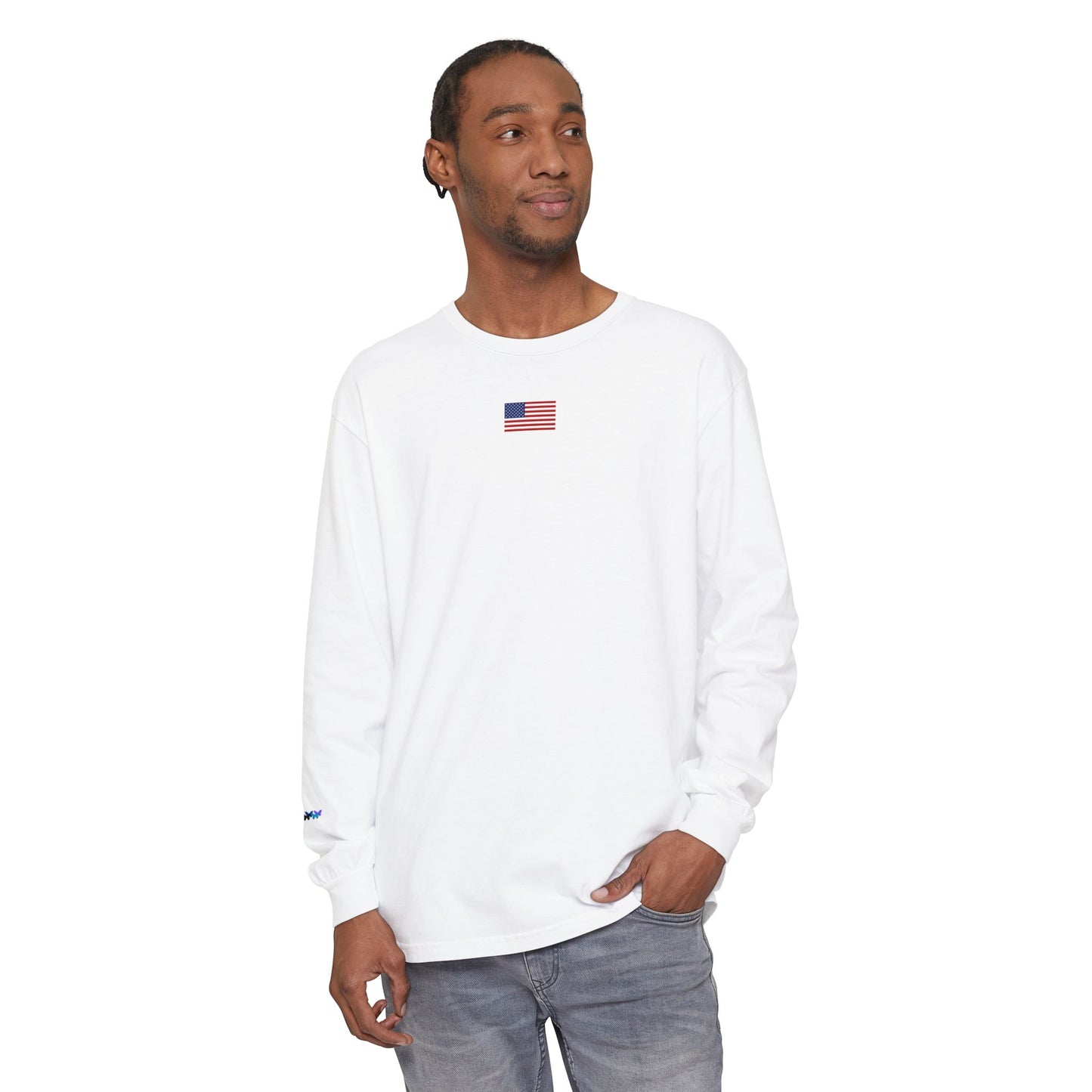 American Flag Long Sleeve T