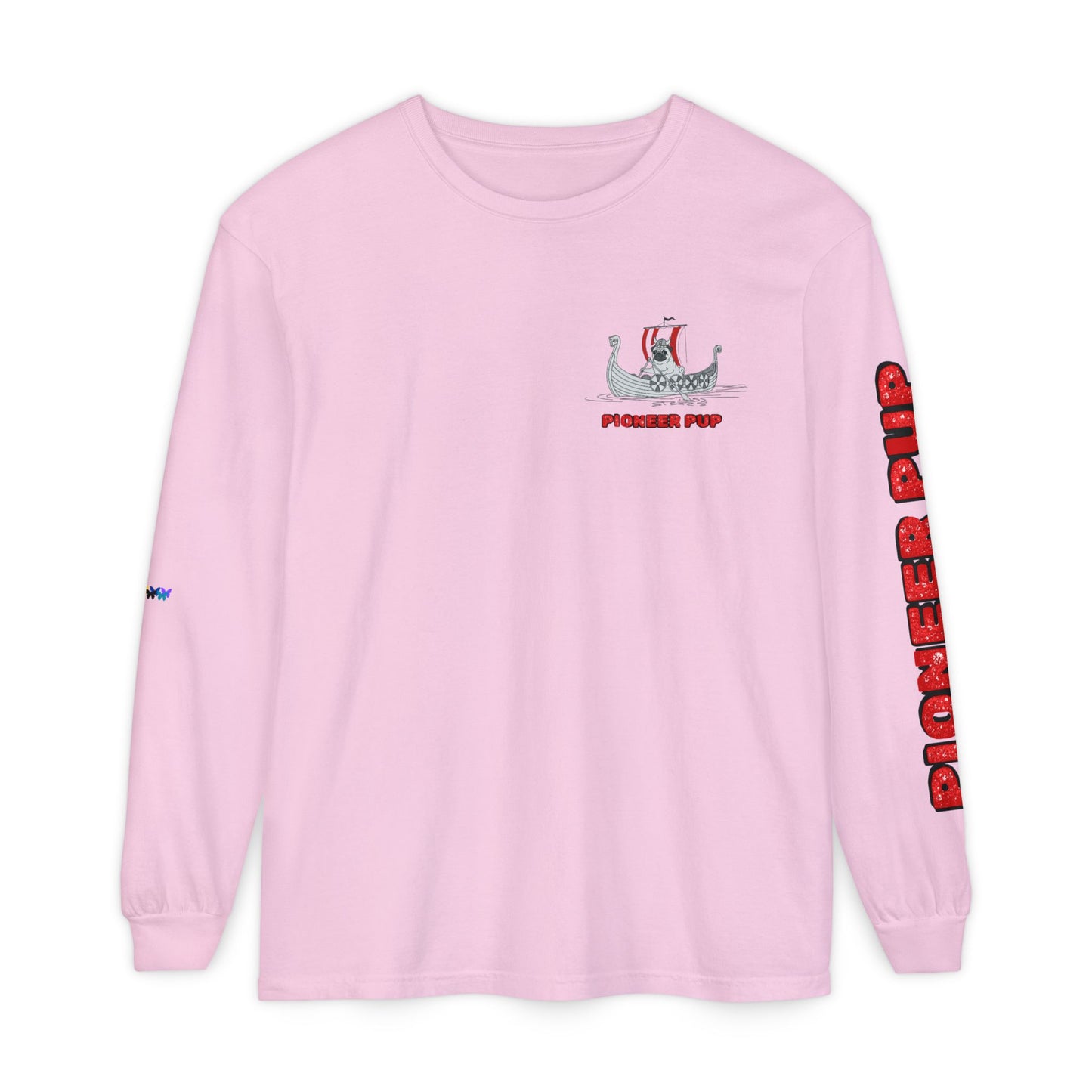 Pioneer Pup | Pug Long Sleeve Tee